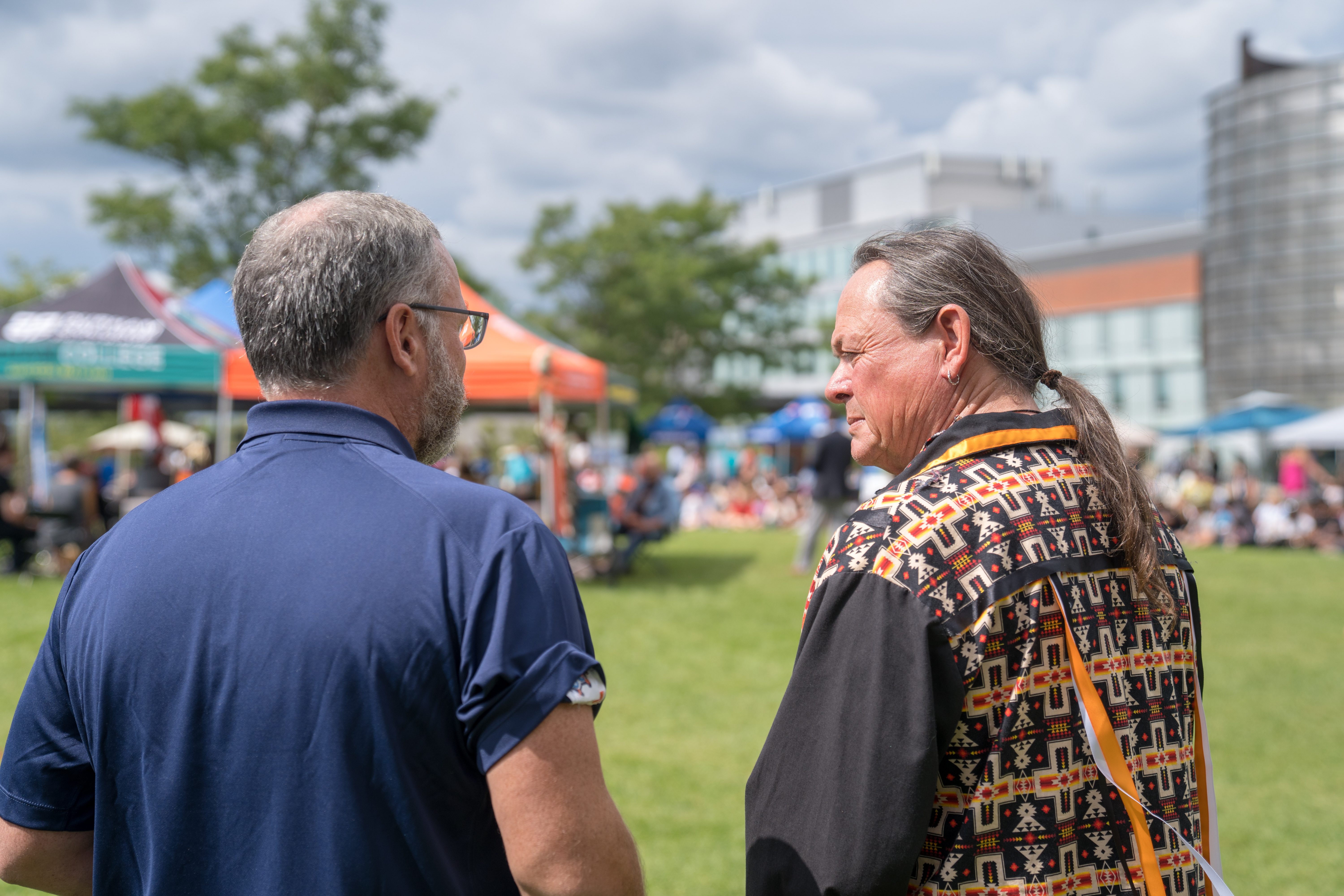 The circle at the Indigenous Centre